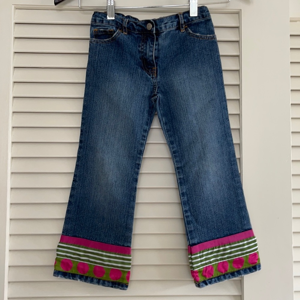 Lilly Pulitzer Jeans with Embellished Hem